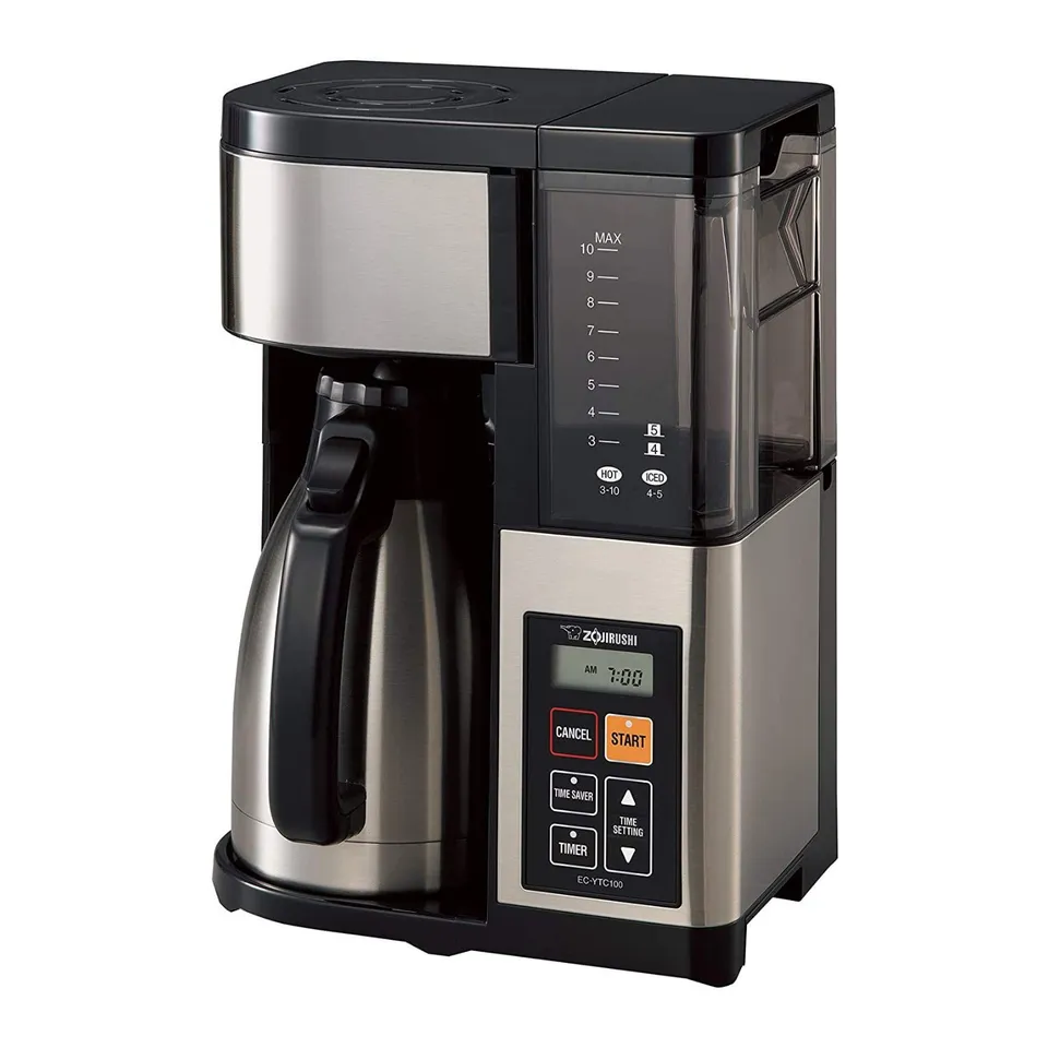 zojirushi-ec-ytc100xb-fresh-brew-plus-10-cup-thermal-carafe-coffee-maker-stainle image 1