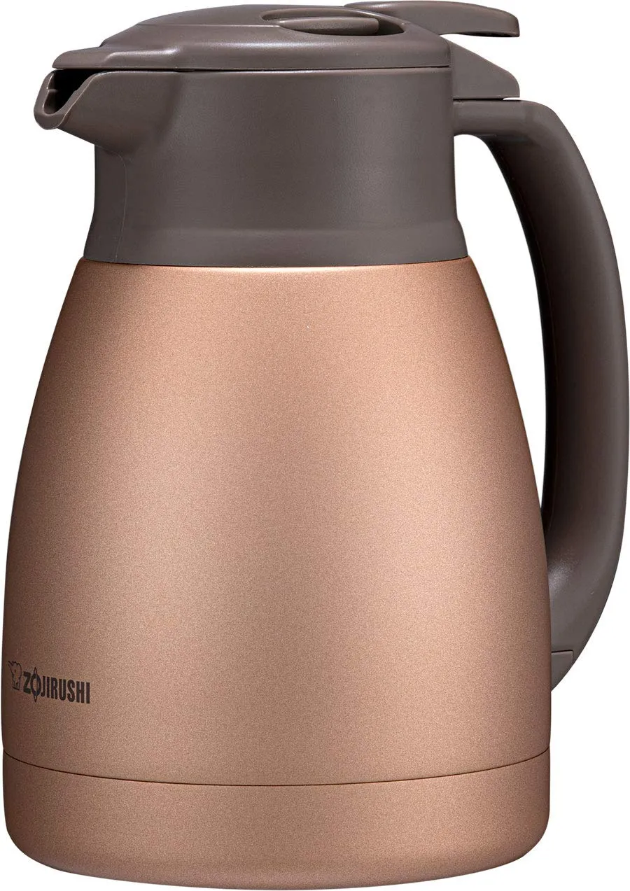zojirushi-sh-hc10nu-stainless-steel-vacuum-carafe-1-liter-matte-copper image 1
