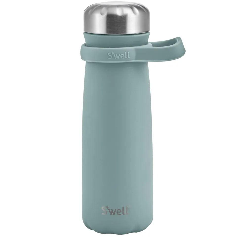 s-well-stainless-steel-traveler-with-handle-24-oz-eucalyptus-triple-layered-vacu image 1