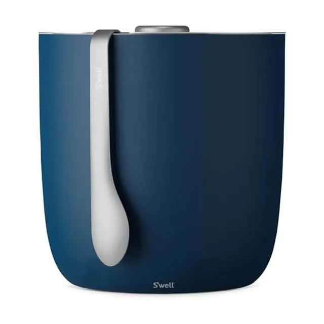 s-well-68oz-ice-bucket-with-tongs-azurite image 1