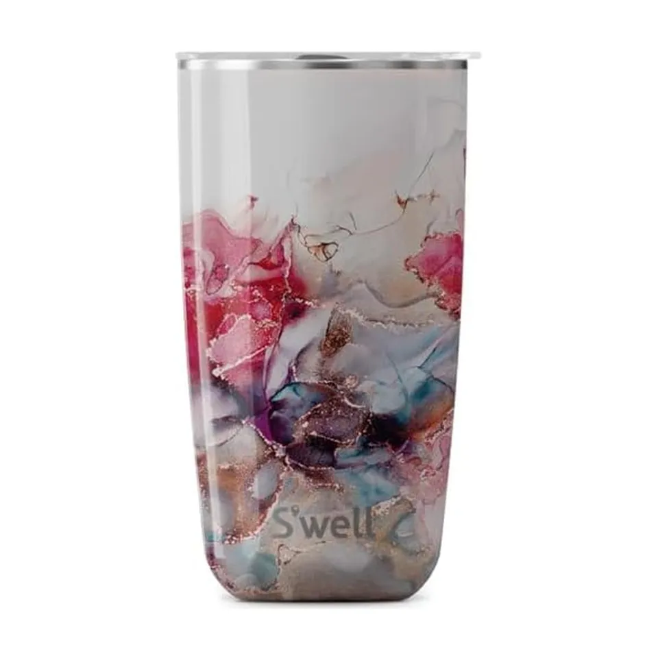 s-well-stainless-steel-tumbler-18oz-rose-marble-triple-layer-vacuum-insulated image 1