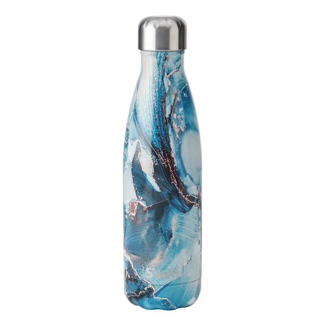 s-well-original-water-bottle-ocean-marble-500ml-vacuum-insulated-stainless-steel image 1