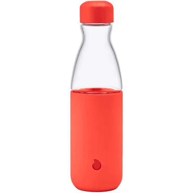 s-well-glass-original-water-bottle-18oz-radiant-coral image 1