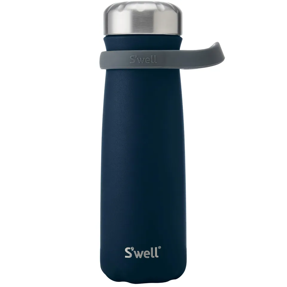 s-well-stainless-steel-traveler-with-handle-24oz-azurite-triple-layered-vacuum-i image 1
