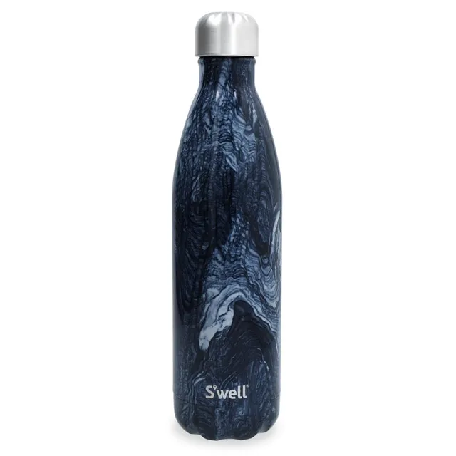 s-well-stainless-steel-reusable-water-bottle-750ml-azurite-marble image 1