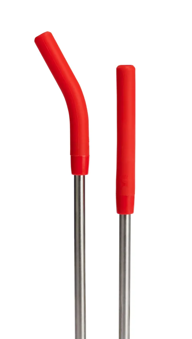 hydro-flask-stainless-steel-straw-set-collapsible-with-cleaning-brush-goji-red image 1