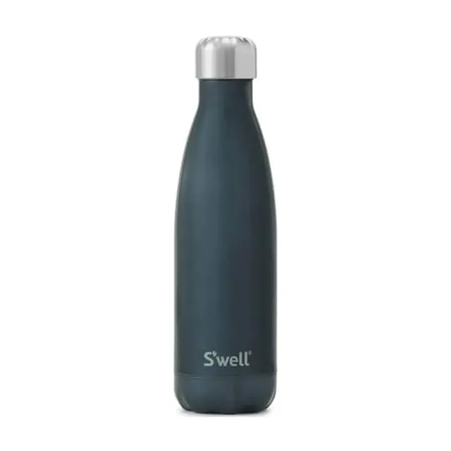 s-well-17-oz-stainless-steel-water-bottle-blue-suede-triple-layered-vacuum-insul image 1