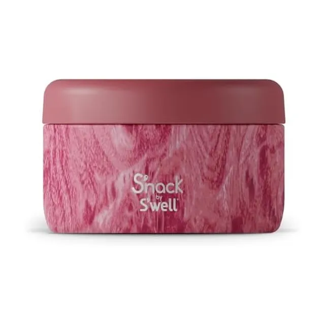 s-well-s-nack-stainless-steel-food-container-10oz-rose-arbor-double-walled-insul image 1