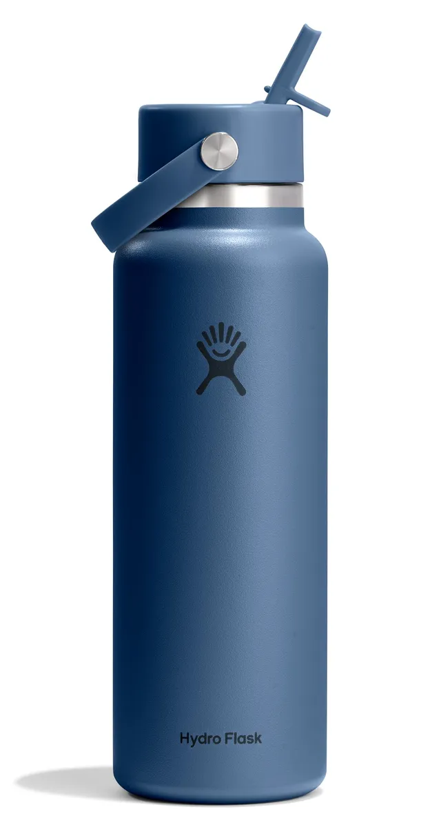 hydro-flask-40-oz-wide-mouth-water-bottle-with-flex-straw-cap-harbor-blue-tempsh image 1