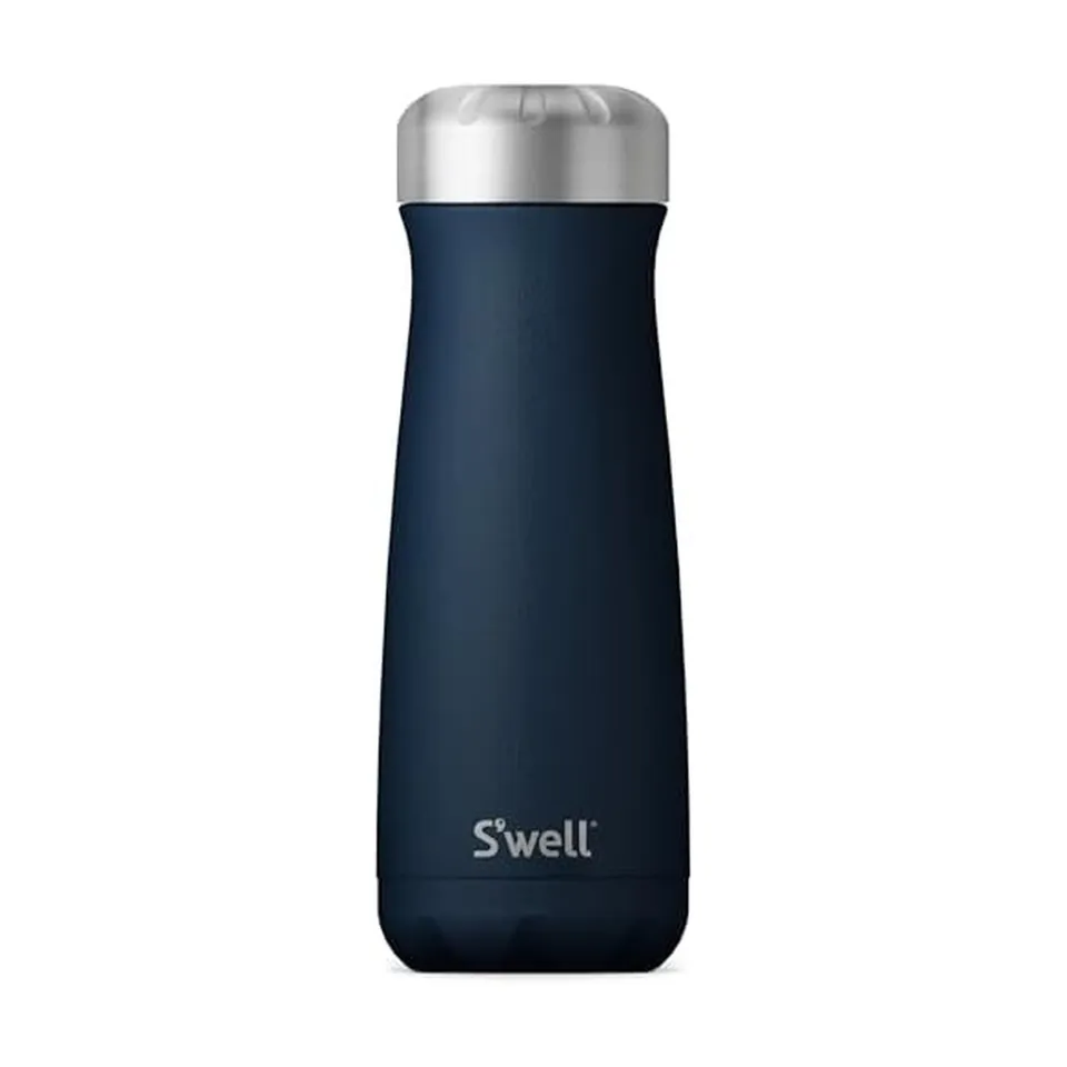 s-well-traveler-20oz-stainless-steel-bottle-azurite-blue-triple-layer-vacuum-ins image 1