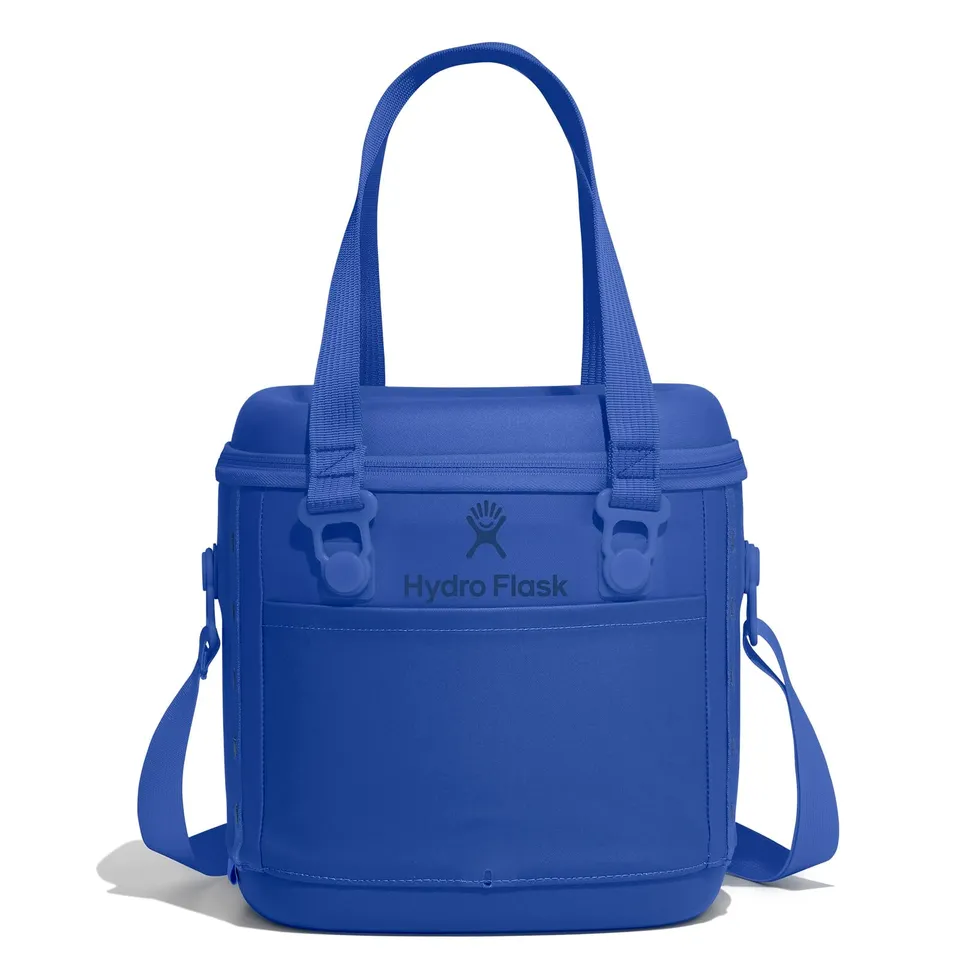 hydro-flask-carryout-cooler-10l-insulated-soft-cooler-in-capri-blue-recycled-pol image 1
