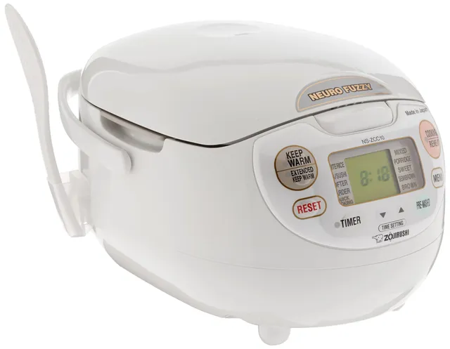 zojirushi-ns-zcc10-neuro-fuzzy-rice-cooker-warmer-5-5-cup-white image 1