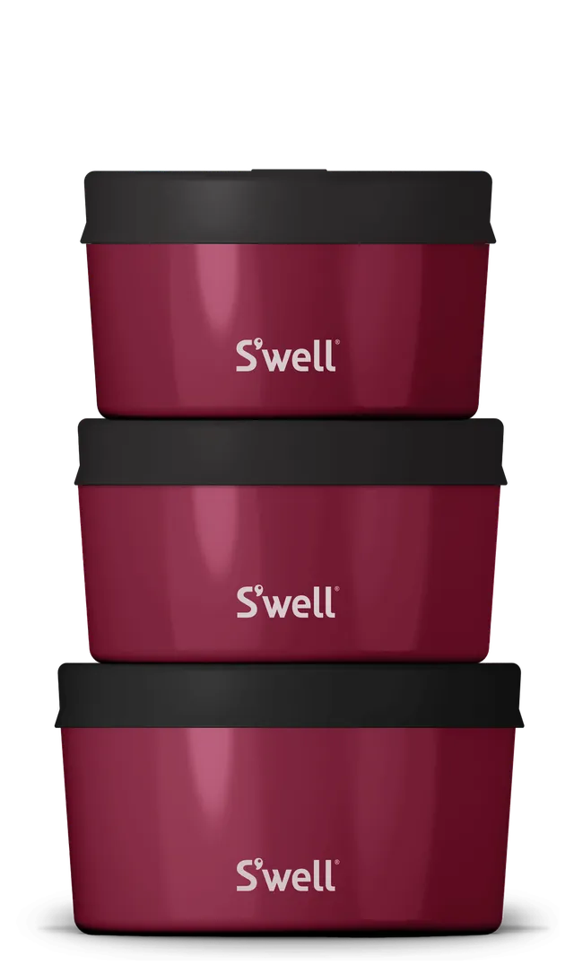 s-well-wild-cherry-food-canister-set-3-piece image 1