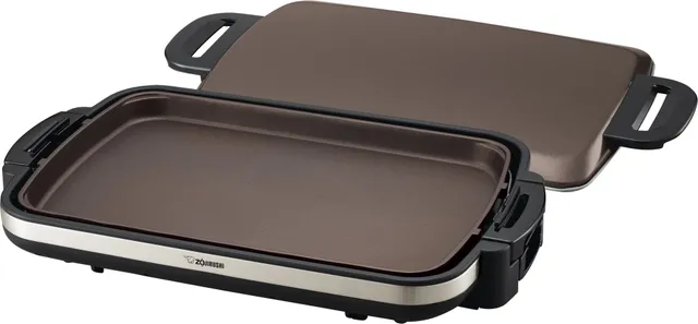 zojirushi-ea-dcc10-gourmet-sizzler-electric-griddle-extra-large-stainless-brown image 1