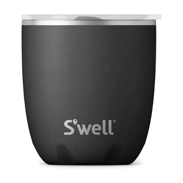 s-well-10-oz-stainless-steel-tumbler-with-slide-open-lid-onyx-triple-layered-vac image 1