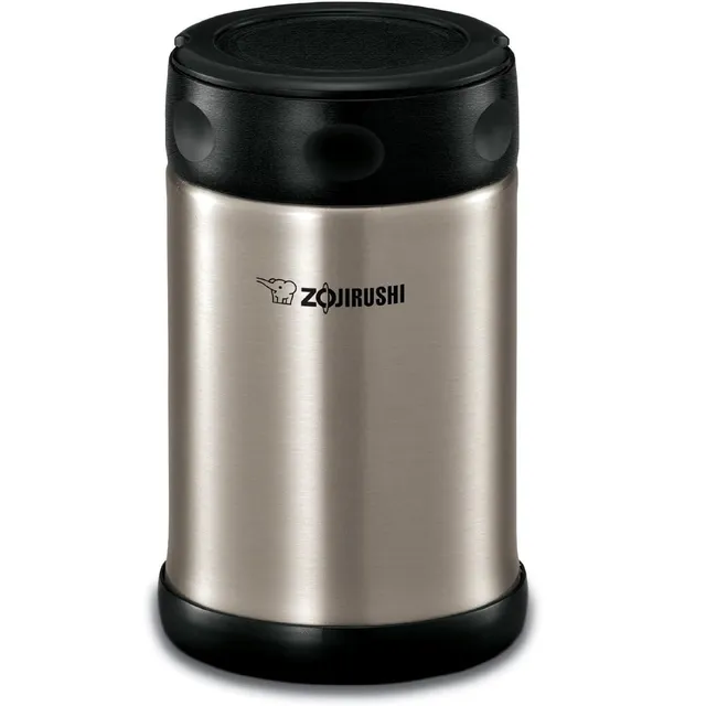zojirushi-steel-food-jar-16-oz-black-stainless-with-nonstick-interior image 1