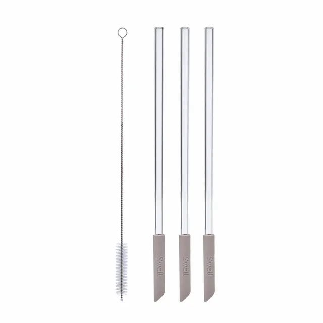 s-well-glass-straw-set-2-pack-with-collapsible-silicone-bottom image 1