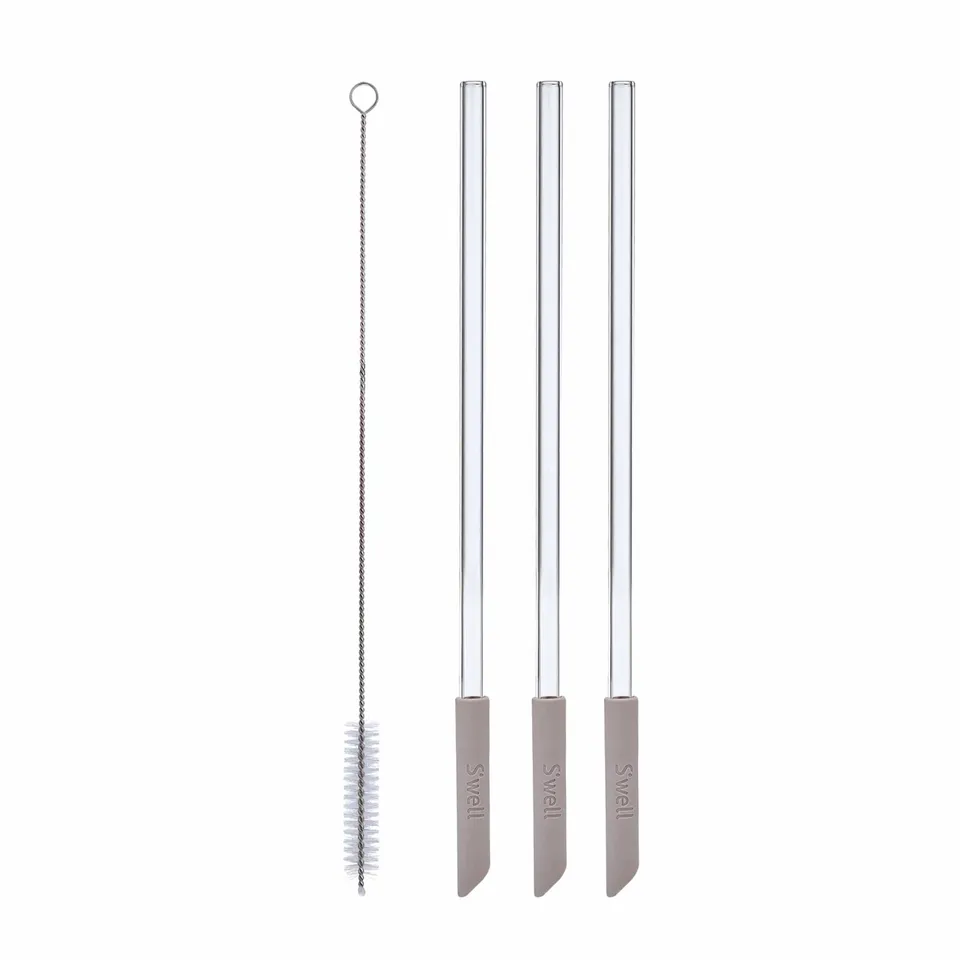 s-well-glass-straw-set-2-pack-with-collapsible-silicone-bottom image 1