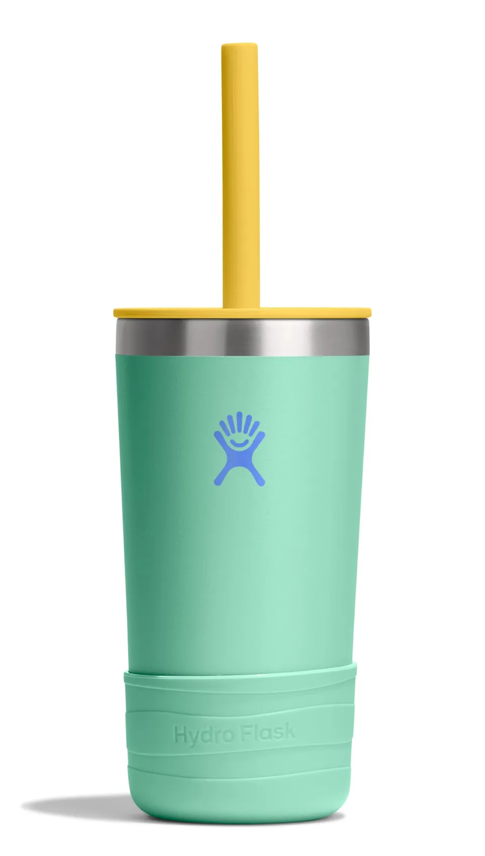 hydro-flask-kids-12-oz-tumbler-with-lid-and-straw-mermaid-green-insulated-stainl image 1
