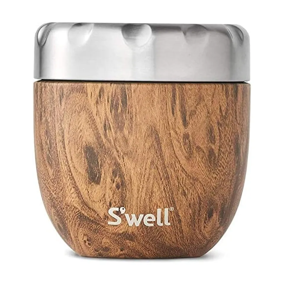 s-well-eats-stainless-steel-bowl-16oz-teakwood image 1