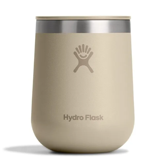 hydro-flask-10oz-stemless-wine-tumbler-with-lid-oat-tan-ceramic-lined-insulated- image 1