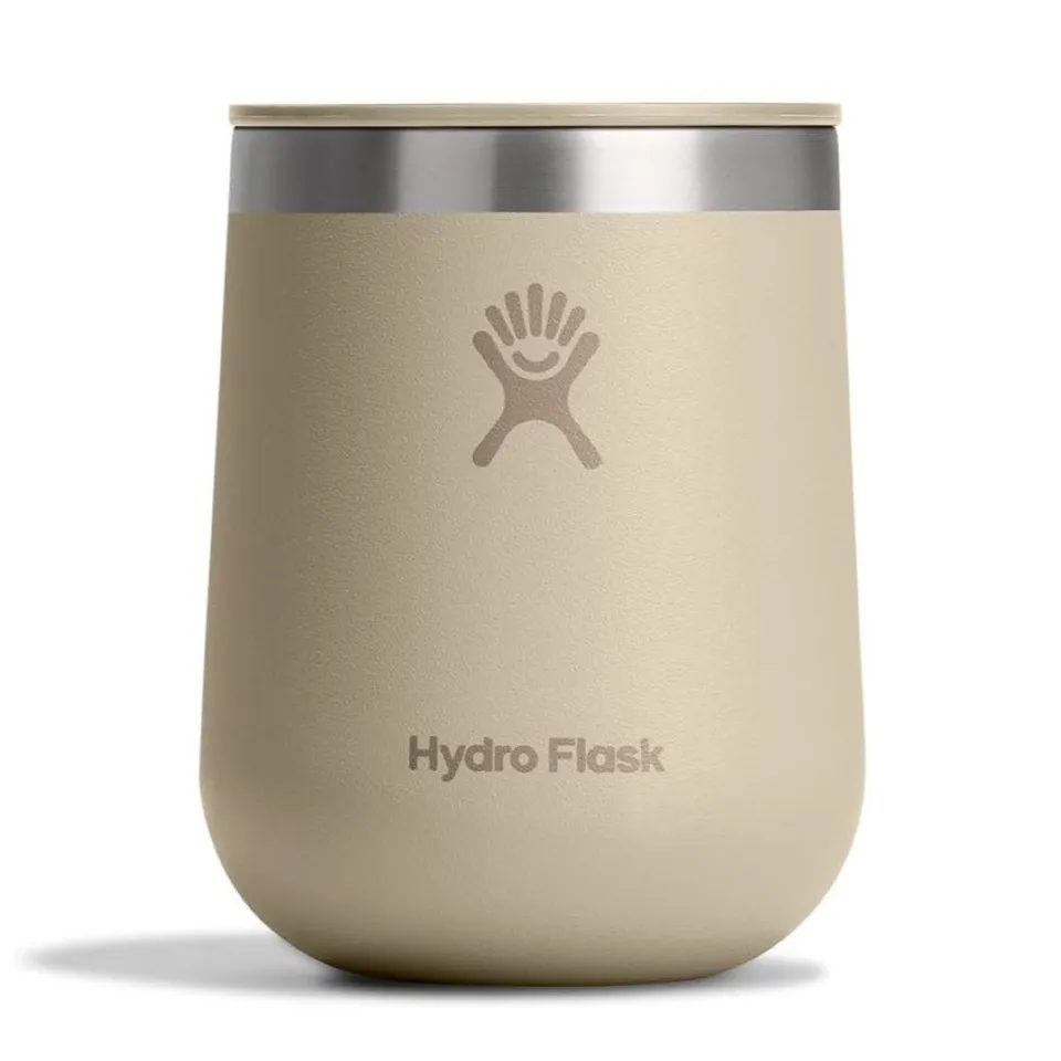 hydro-flask-10oz-stemless-wine-tumbler-with-lid-oat-tan-ceramic-lined-insulated- image 1