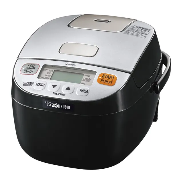 zojirushi-micom-3-cup-rice-cooker-warmer-ns-lac05-nl-bac05-silver-black image 1