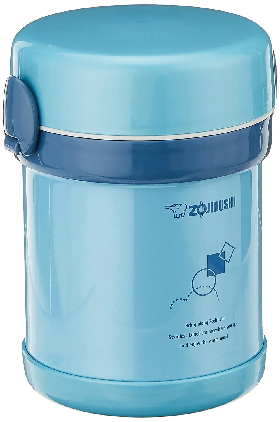 zojirushi-sl-mee07ab-ms-bento-stainless-lunch-jar-aqua-blue image 1