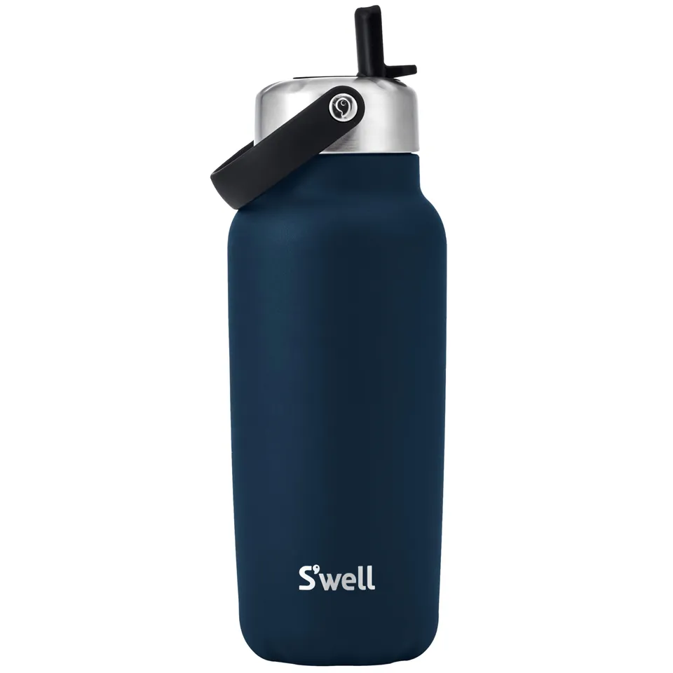 s-well-recycled-stainless-steel-explorer-32oz-with-flip-straw-lid-azurite image 1