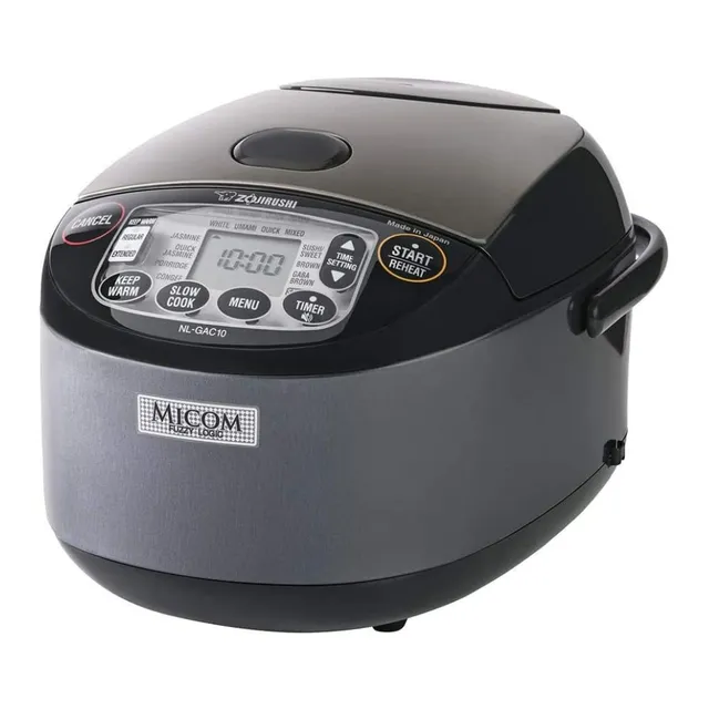 zojirushi-nl-gac10bm-5-5-cup-umami-micom-rice-cooker-warmer-metallic-black-120v- image 1