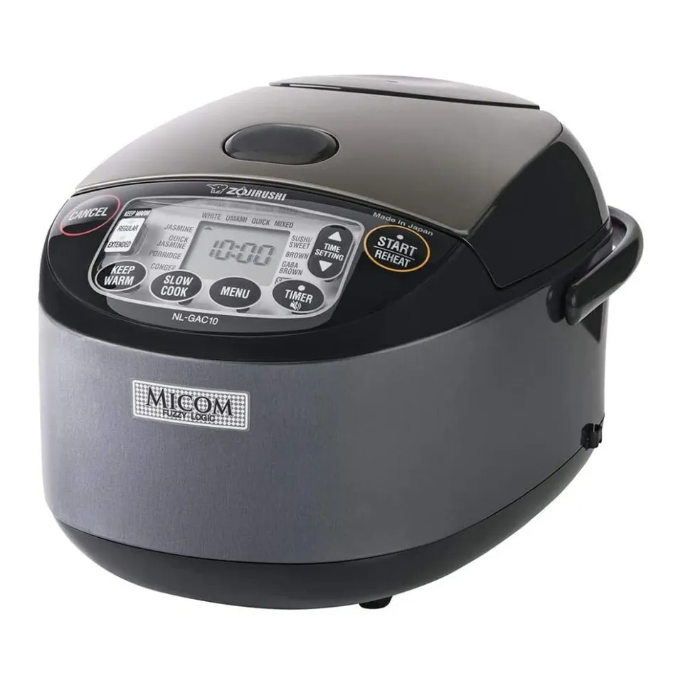 zojirushi-nl-gac10bm-5-5-cup-umami-micom-rice-cooker-warmer-metallic-black-120v- image 1