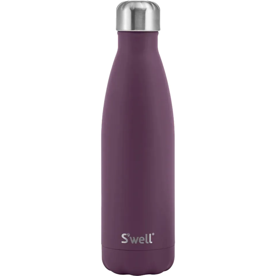 s-well-original-17-oz-insulated-stainless-steel-water-bottle-plum-triple-layered image 1