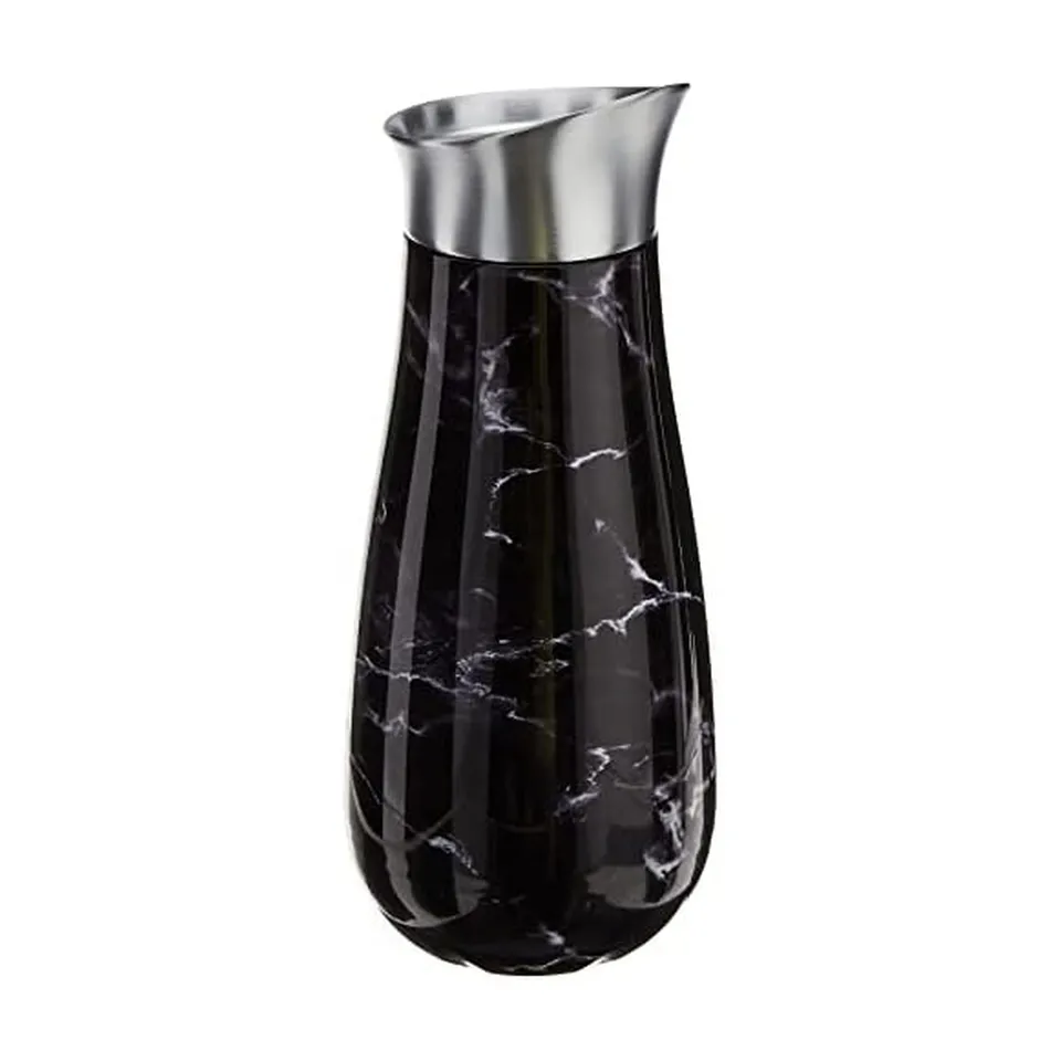 s-well-stainless-steel-carafe-1-5l-black-marble-triple-layered-vacuum-insulated image 1