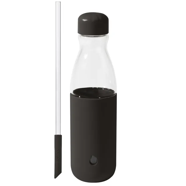 s-well-glass-original-18-oz-water-bottle-with-collapsible-glass-straw-onyx-boros image 1