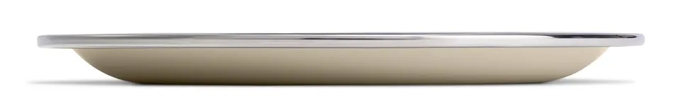 hydro-flask-outdoor-kitchen-plate-stainless-steel-reusable-camping-plate-oat-tan image 1