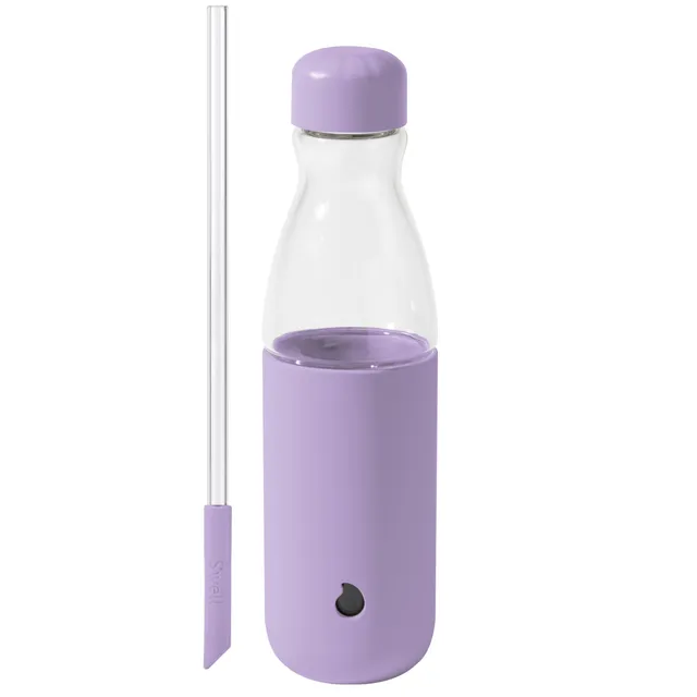 s-well-glass-original-water-bottle-with-straw-18oz-lilac image 1
