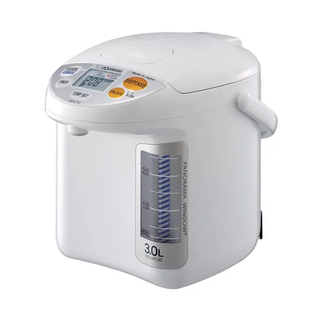 zojirushi-micom-water-boiler-warmer-3-0l-white-4-keep-warm-temps-one-touch-dispe image 1