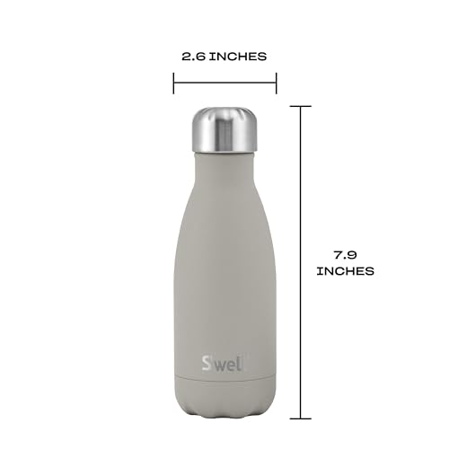 s-well-stainless-steel-water-bottle-9oz-lunar-grey-triple-layered-vacuum-insulat image 8