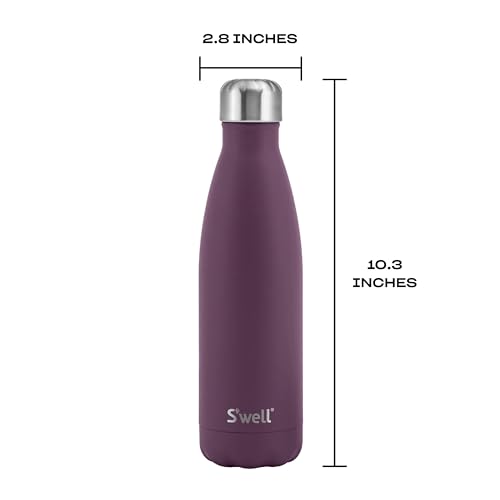 s-well-original-17-oz-insulated-stainless-steel-water-bottle-plum-triple-layered image 8