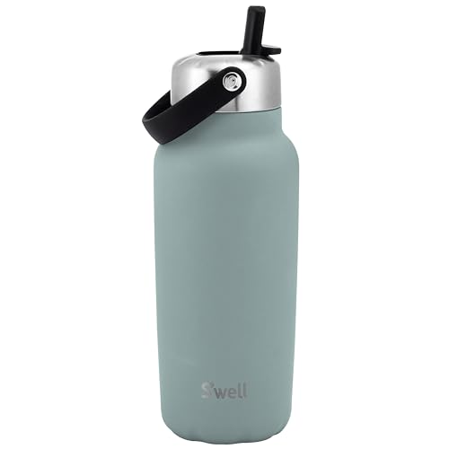 s-well-explorer-32oz-recycled-stainless-steel-bottle-with-flip-straw-lid-eucalyp image 5