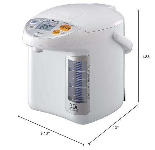 zojirushi-micom-water-boiler-warmer-3-0l-white-4-keep-warm-temps-one-touch-dispe image 6