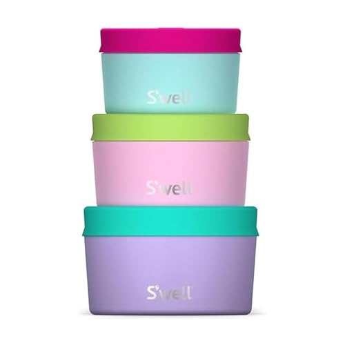 s-well-stainless-steel-food-canister-set-of-three-10oz-16oz-24oz-pastel-paradise image 5
