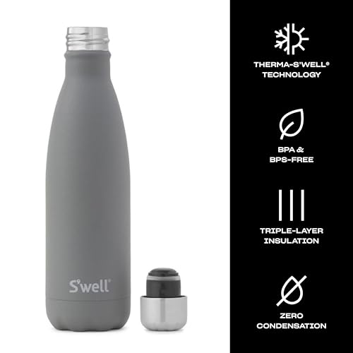 s-well-17oz-stainless-steel-water-bottle-smokey-quartz-triple-layered-insulation image 7