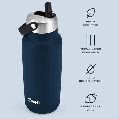 s-well-recycled-stainless-steel-explorer-32oz-with-flip-straw-lid-azurite image 8