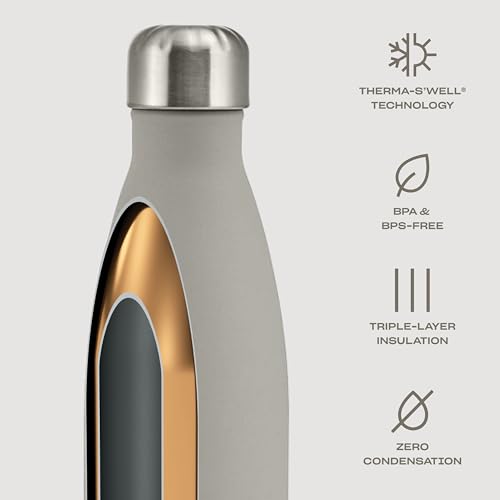 s-well-stainless-steel-water-bottle-9oz-lunar-grey-triple-layered-vacuum-insulat image 7