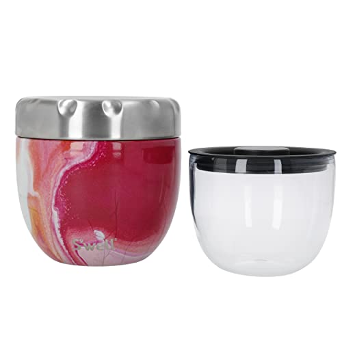 s-well-eats-2-in-1-food-bowl-with-screw-top-lid-636ml-rose-agate image 8