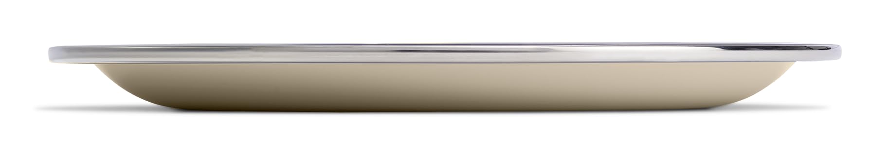 hydro-flask-outdoor-kitchen-plate-stainless-steel-reusable-camping-plate-oat-tan image 1