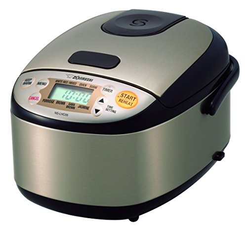 zojirushi-micom-3-cup-rice-cooker-warmer-ns-lhc05-stainless-dark-brown image 7