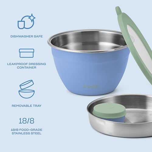 s-well-64oz-stainless-steel-salad-bowl-kit-with-removable-tray-and-mini-canister image 6