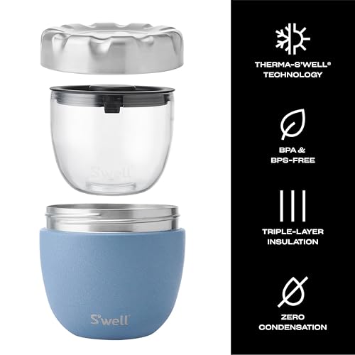 s-well-eats-21-5oz-stainless-steel-food-bowl-set-desert-sky-vacuum-insulated image 8